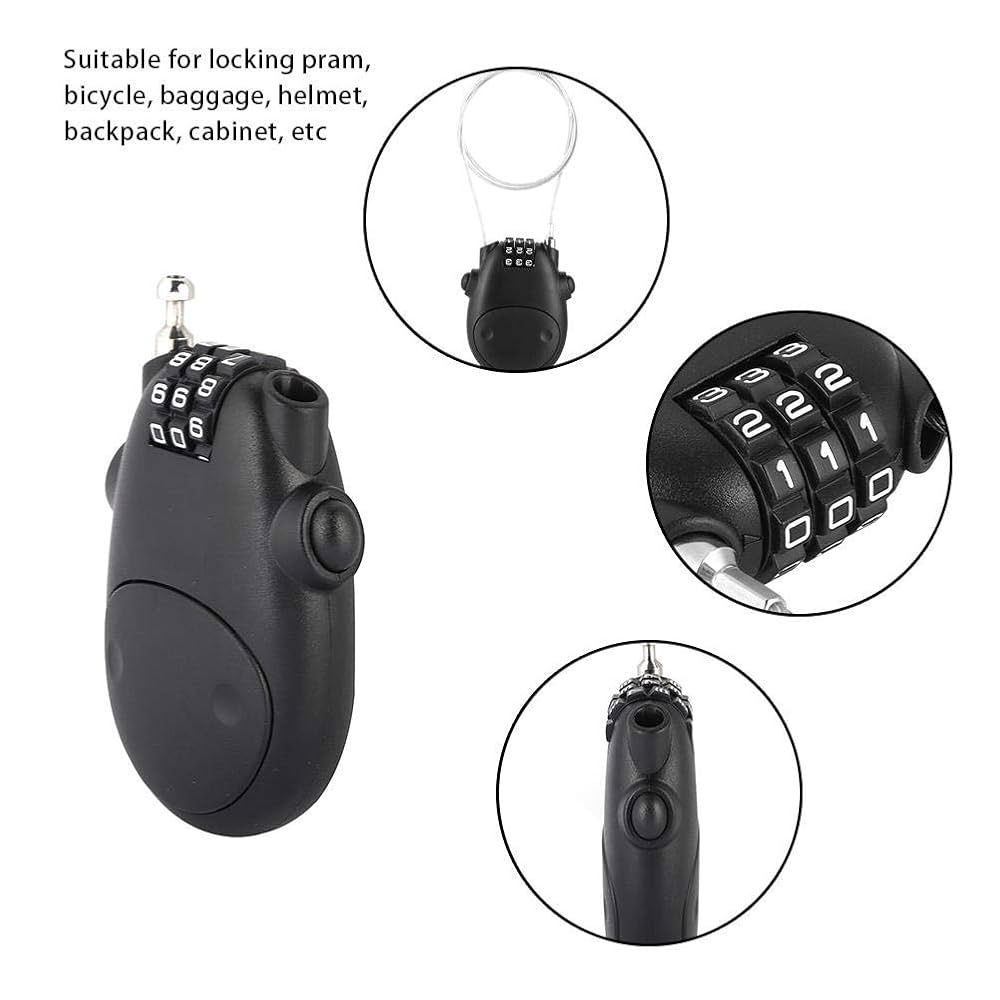 Sonew 3 Digit Code Combination Password Lock for Stroller